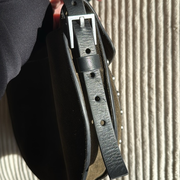 All Saints crossbody Miro Saddle bag - Picture 8 of 9